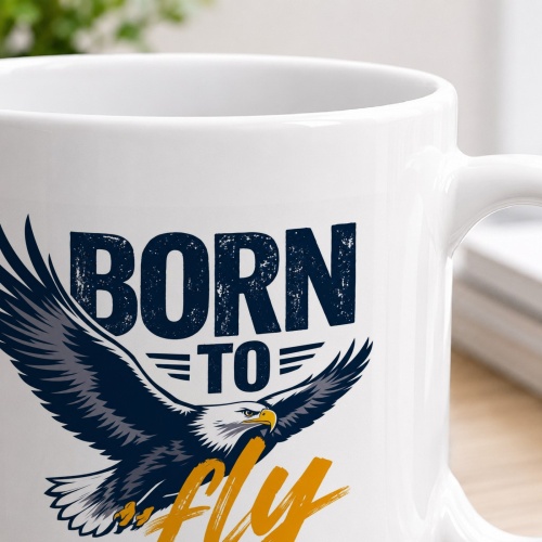 Tasse »Born to fly«