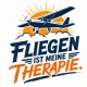 Tasse »Fliegen ist meine Therapie«