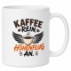 Tasse »Kaffee rein, Höhenflug an.«