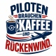 Tasse »Piloten brauchen Kaffee und Rückenwind«