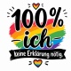 Tasse »100 % ich – Keine Erklärung nötig«