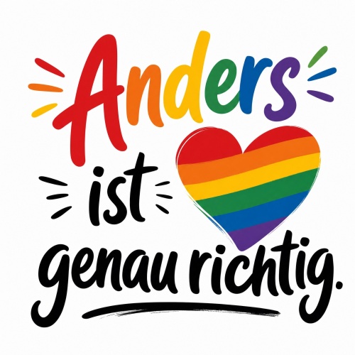Tasse »Anders ist genau richtig.«