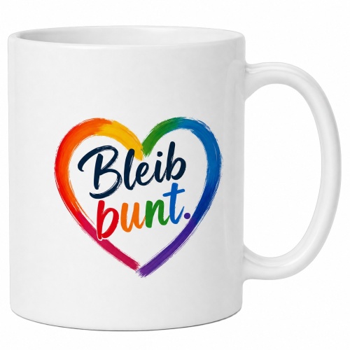 Tasse »Bleib bunt.«