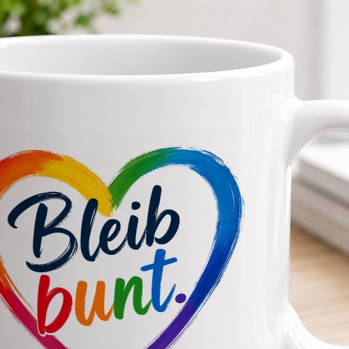 Tasse »Bleib bunt.«