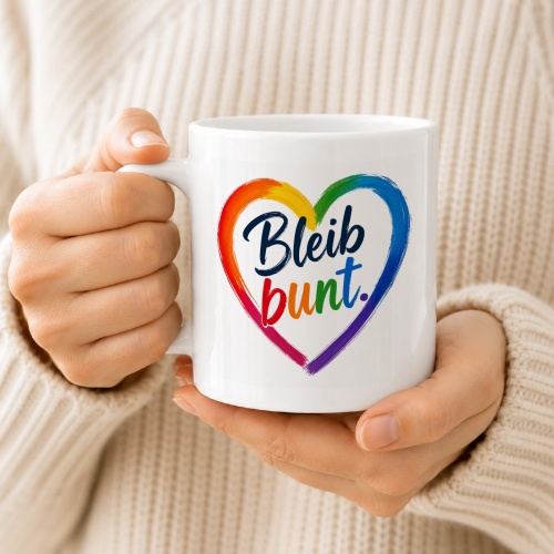 Tasse »Bleib bunt.«