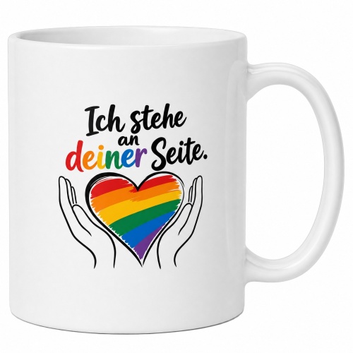 Tasse »Ich stehe an deiner Seite«