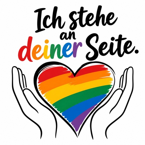 Tasse »Ich stehe an deiner Seite«