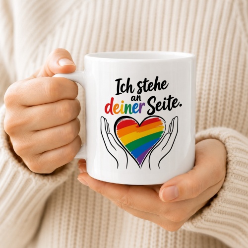 Tasse »Ich stehe an deiner Seite«