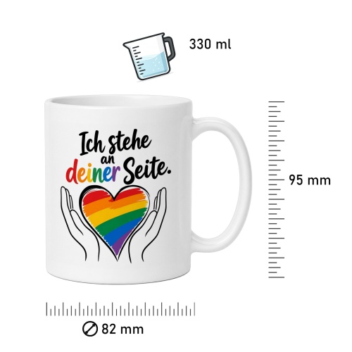 Tasse »Ich stehe an deiner Seite«