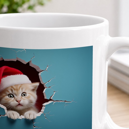 Tasse »Weihnachskätzchen«
