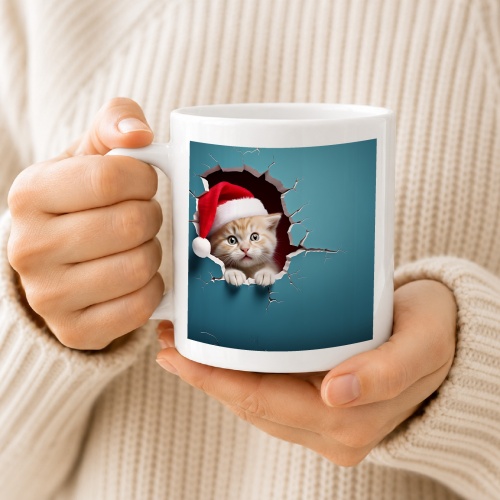 Tasse »Weihnachskätzchen«