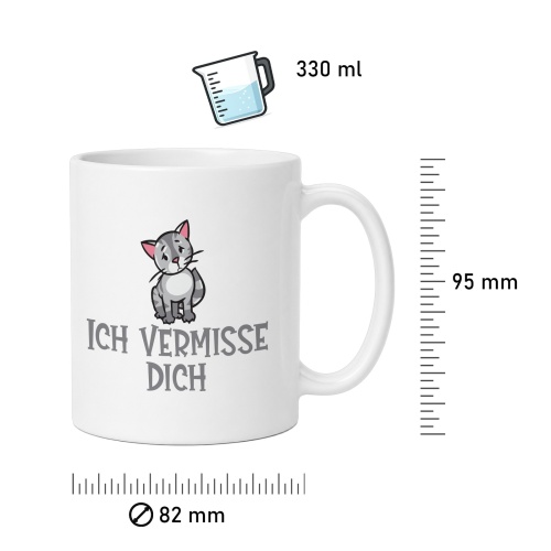 Tasse »Ich vermisse Dich«
