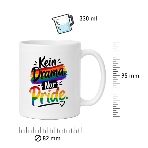 Tasse »Kein Drama. Nur Pride.«