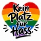 Tasse »Kein Platz für Hass«