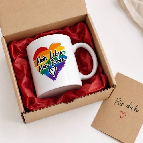 Tasse »Mein Leben. Meine Farben.«