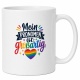 Tasse »Mein Pronomen ist: großartig«