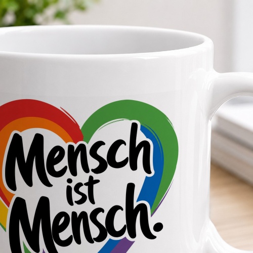 Tasse »Mensch ist Mensch.«