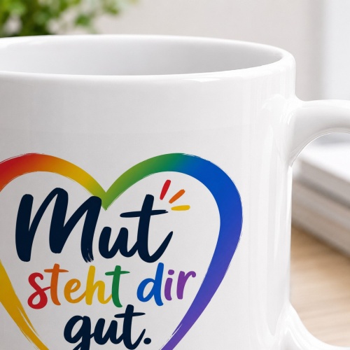 Tasse »Mut steht dir gut.«