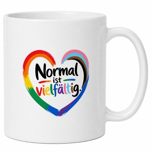 Tasse »Normal ist vielfältig.«
