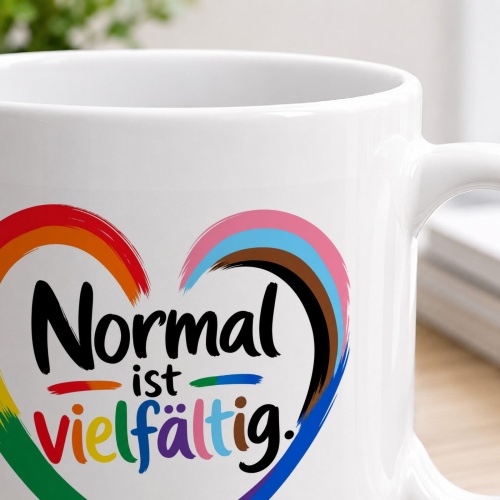 Tasse »Normal ist vielfältig.«