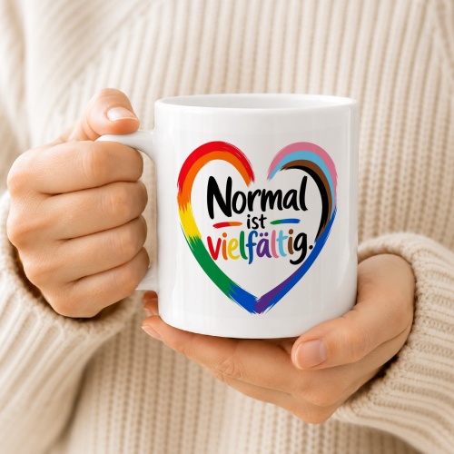 Tasse »Normal ist vielfältig.«