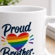 Tasse »Proud Brother« mit Regenbogen-Herz