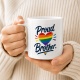 Tasse »Proud Brother« mit Regenbogen-Herz