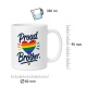 Tasse »Proud Brother« mit Regenbogen-Herz