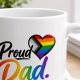 Tasse »Proud Dad« mit Regenbogenherz