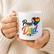 Tasse »Proud Dad« mit Regenbogenherz