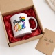 Tasse »Proud Dad« mit Regenbogenherz