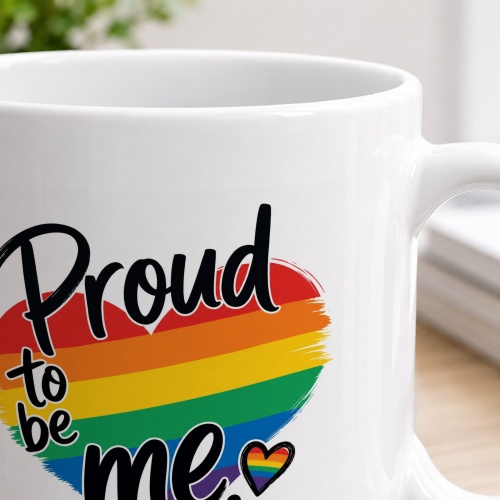 Tasse »Proud to be me.«