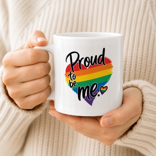 Tasse »Proud to be me.«