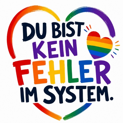 Tasse »Du bist kein Fehler im System«
