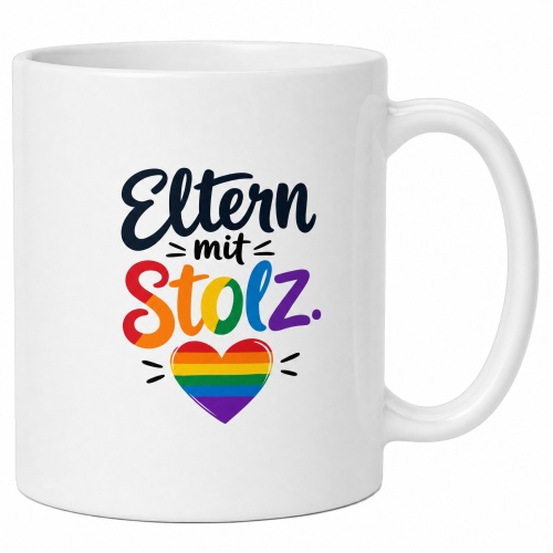 Tasse »Eltern mit Stolz.«