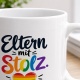 Tasse »Eltern mit Stolz.«