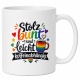 Tasse »Stolz, bunt und leicht koffeinabhängig«