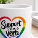 Tasse »Support is a verb.«