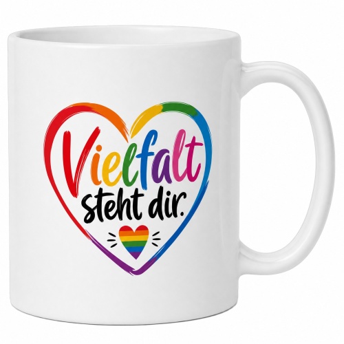 Tasse »Vielfalt steht dir.«