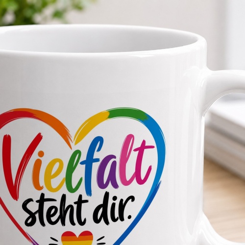 Tasse »Vielfalt steht dir.«
