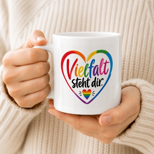 Tasse »Vielfalt steht dir.«