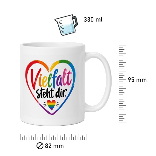 Tasse »Vielfalt steht dir.«