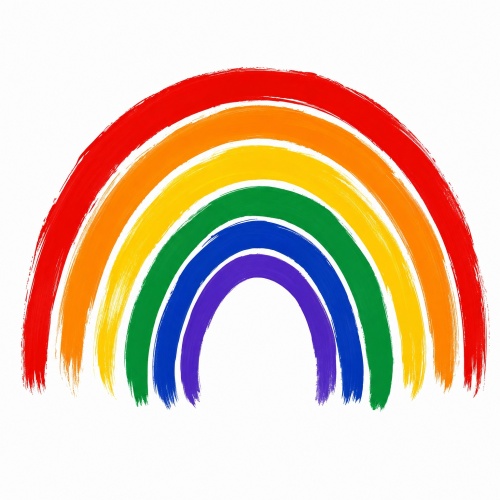 Tasse »Regenbogen Aquarell«