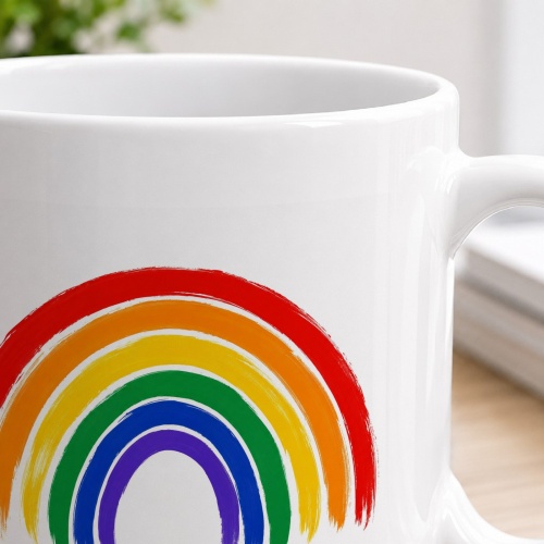 Tasse »Regenbogen Aquarell«