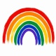 Tasse »Regenbogen Aquarell«