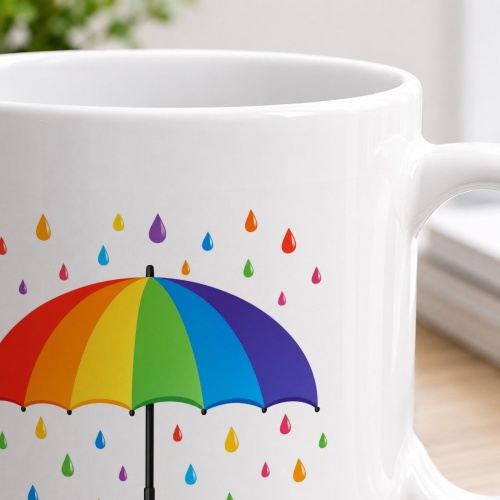 Tasse »Regenbogen-Regenschirm«