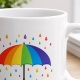 Tasse »Regenbogen-Regenschirm«