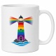 Tasse »Leuchtturm Regenbogen«