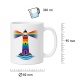 Tasse »Leuchtturm Regenbogen«