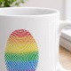 Tasse »Regenbogen-Fingerprint«